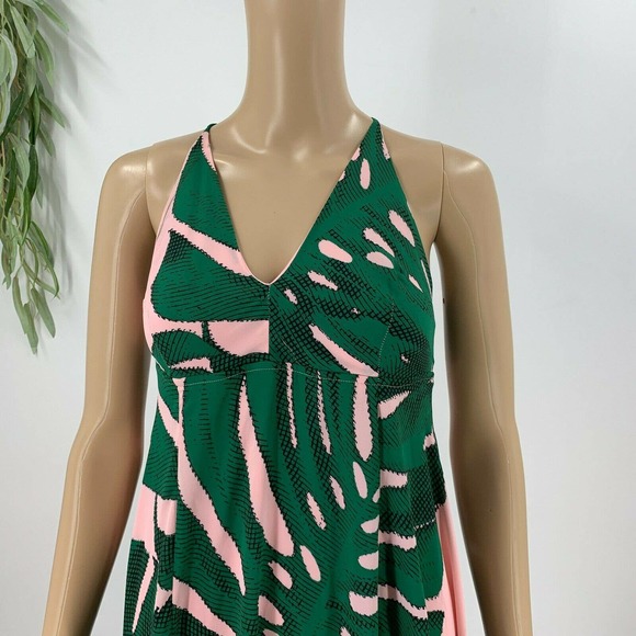 Express Womens Palm Leaf Maxi Dress Size 0 - Picture 4 of 9